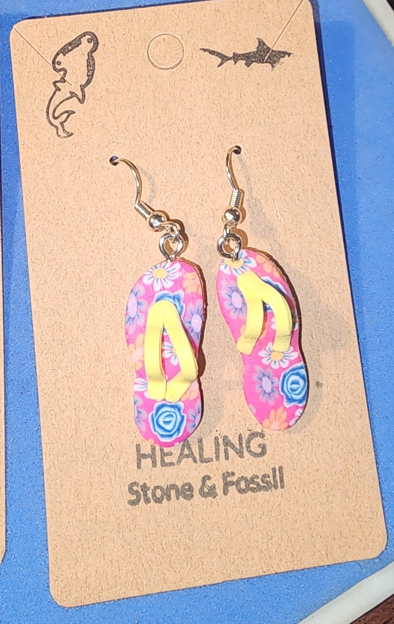 🩴 Colorful Flip-Flop Earrings – Beach-Inspired Handmade Design